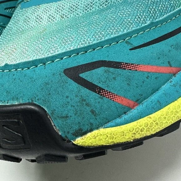 Saloman Sense‎ Mantra 3 Trail Running Shoes Size 7 Green Yellow Hiking - Picture 14 of 15